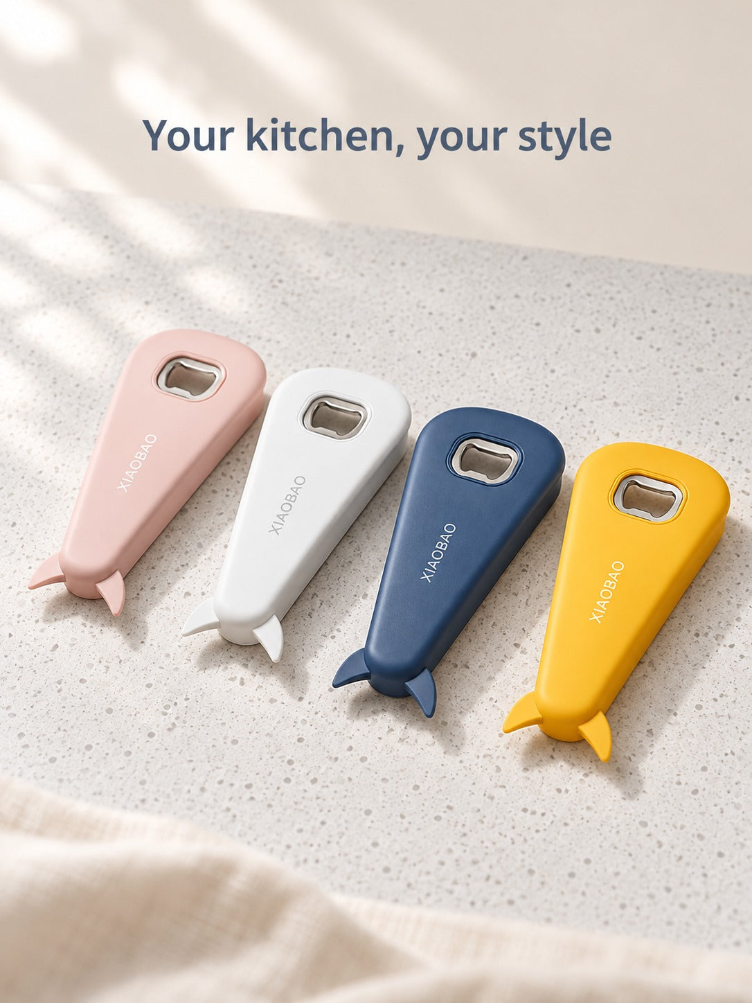 Multi-Function Can, Bottle and Jar Opener Tool for Kitchen
