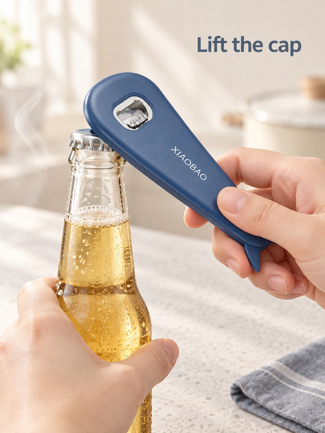 Multi-Function Can, Bottle and Jar Opener Tool for Kitchen