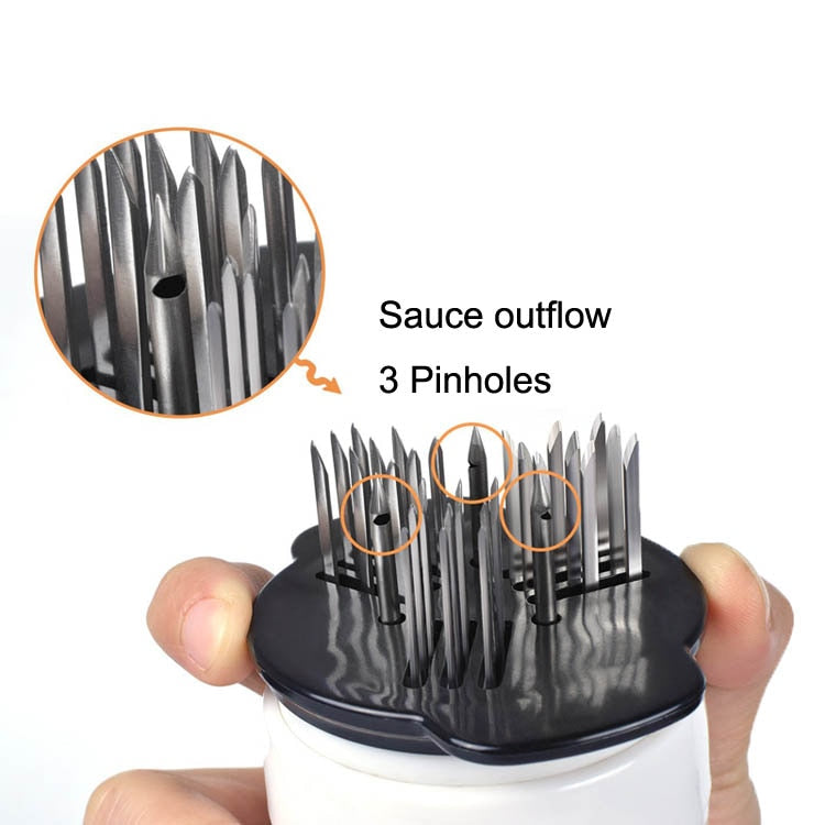 Meat Tenderizer Needle with 90ml Marinade Injector
