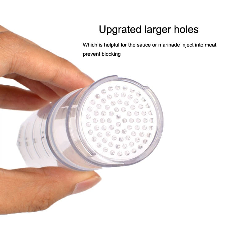 Meat Tenderizer Needle with 90ml Marinade Injector