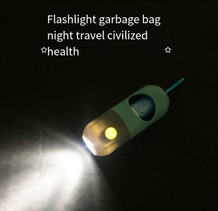 LED Pet Waste Bag Dispenser for Easier Night Walks