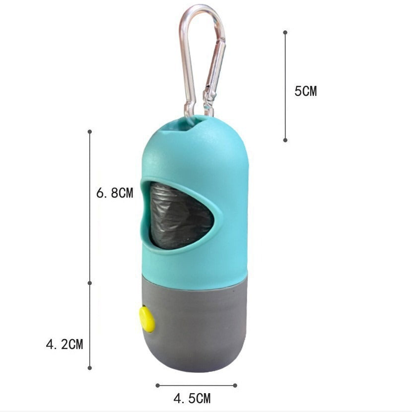 LED Pet Waste Bag Dispenser for Easier Night Walks