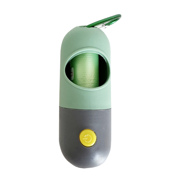LED Pet Waste Bag Dispenser for Easier Night Walks