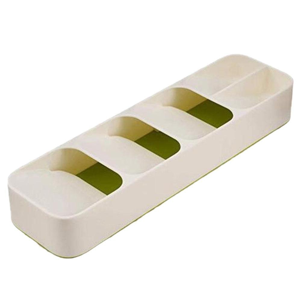 Cutlery Drawer Organizer Tray with Multi-Slot Storage