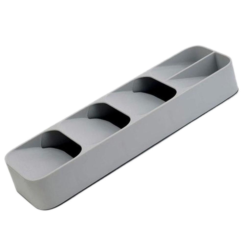 Cutlery Drawer Organizer Tray with Multi-Slot Storage