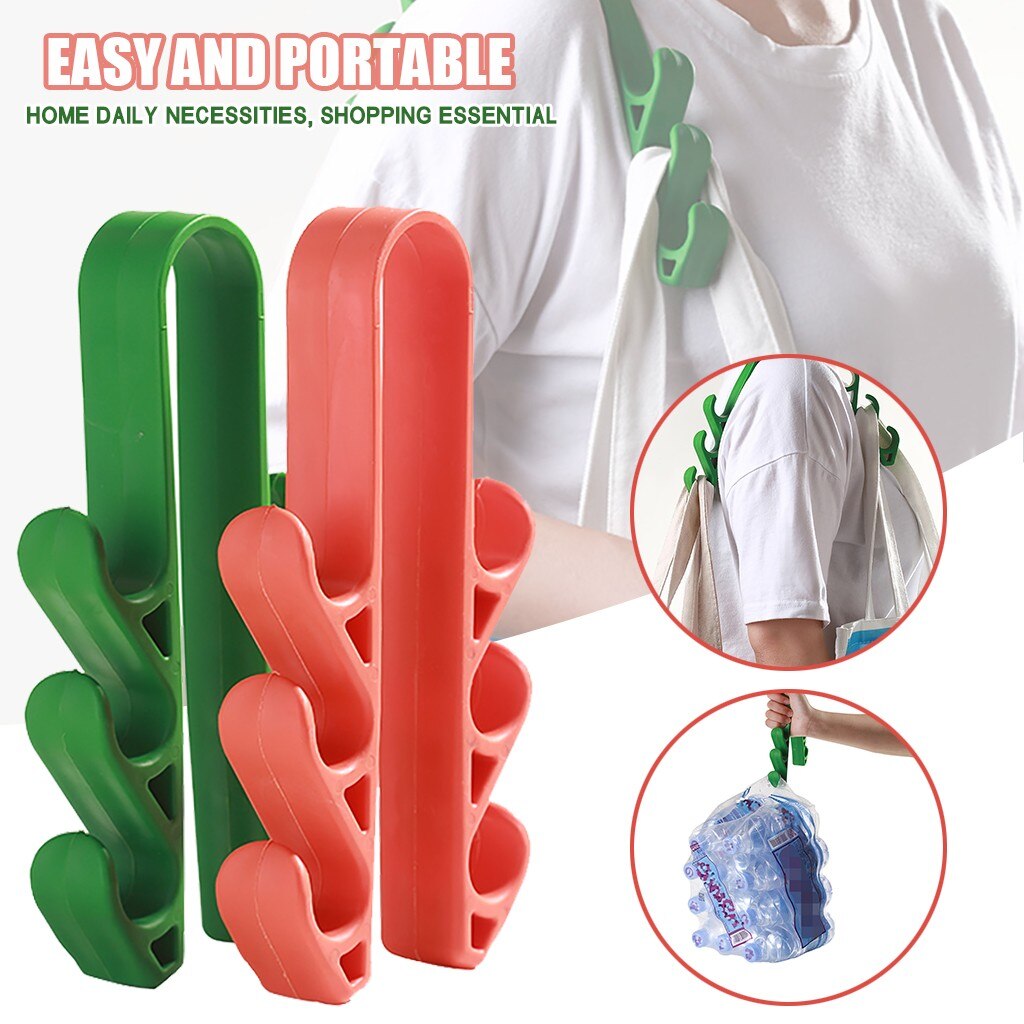 Shopping Bag Carrier Hook for Hands-Free Shoulder Carry