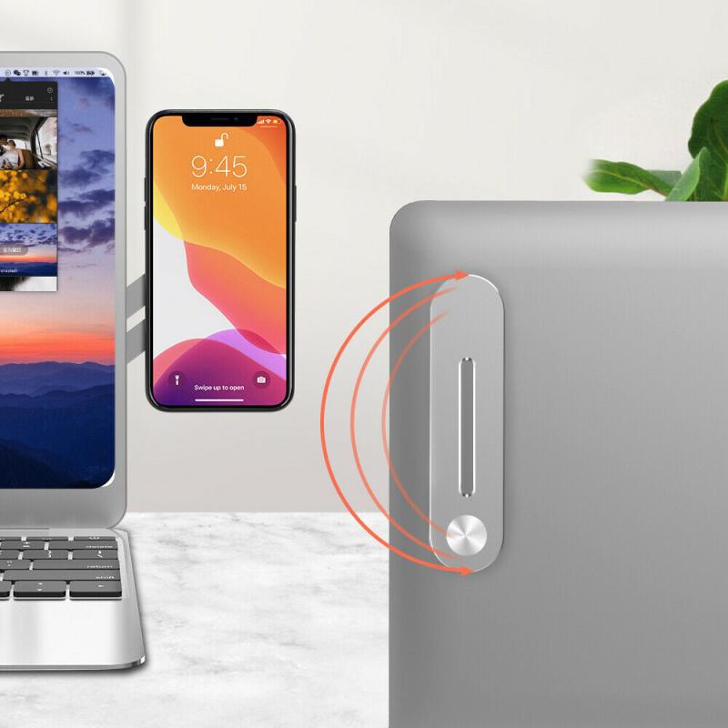 Laptop Phone Mount Clip for Dual-Screen Desk Setup