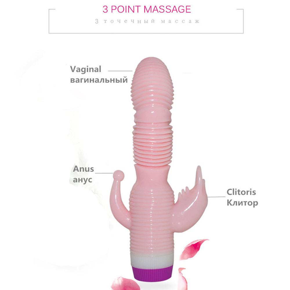 G-Spot Vibrator With Waterproof Three-Point Stimulation