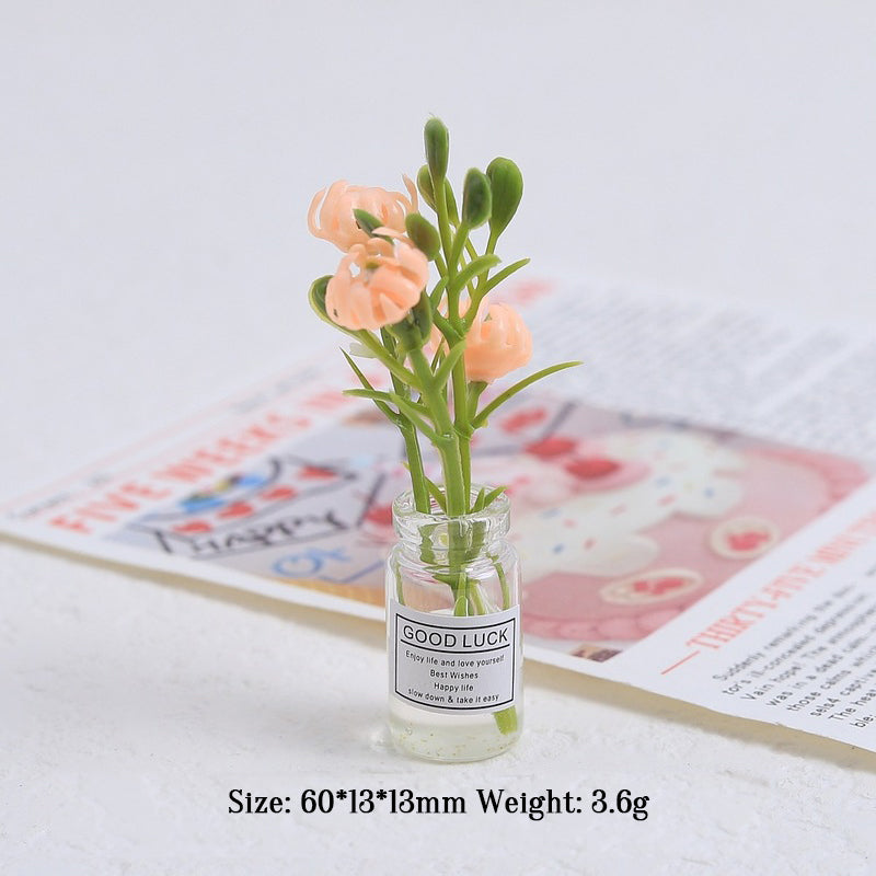Miniature Flower Vase Decor for Colorful Small Spaces