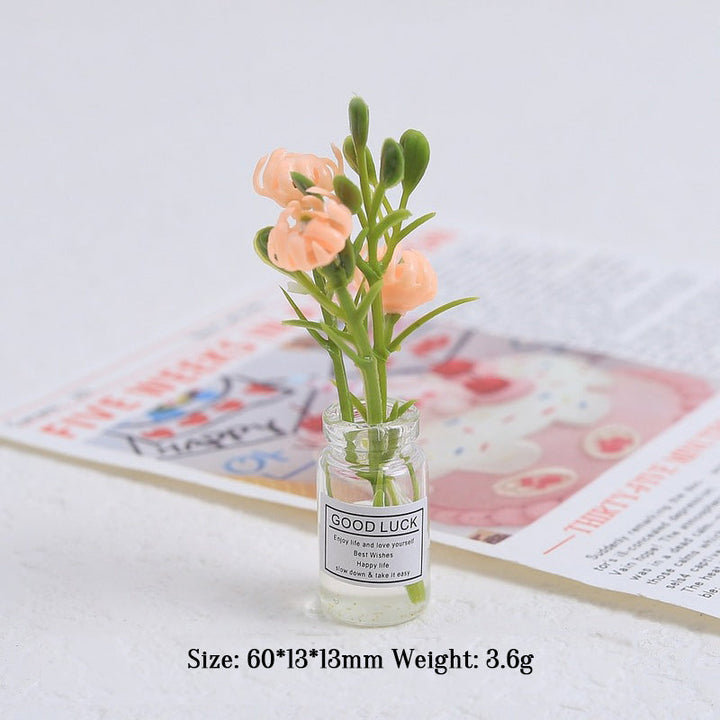 Miniature Flower Vase Decor for Colorful Small Spaces