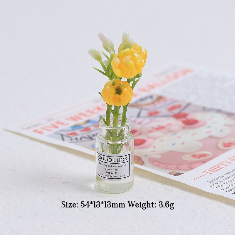 Miniature Flower Vase Decor for Colorful Small Spaces