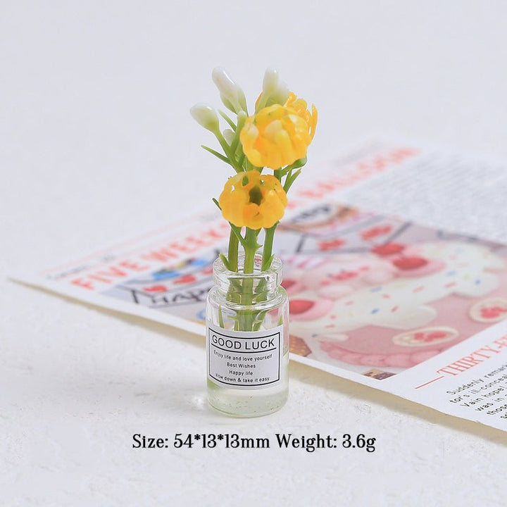 Miniature Flower Vase Decor for Colorful Small Spaces