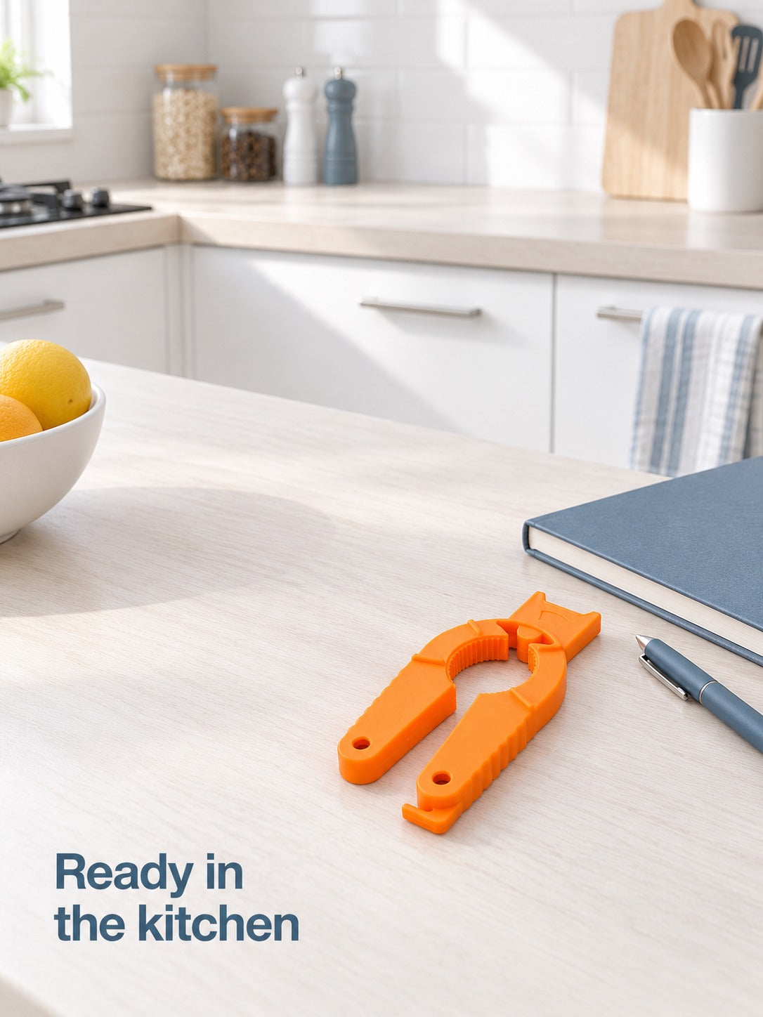 Bottle Opener, Can and Jar Opener All-in-One Kitchen Tool