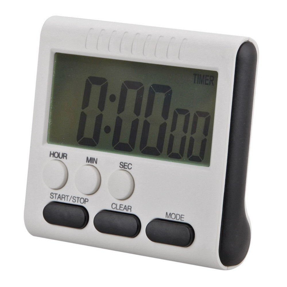 Digital Kitchen Timer with Loud Alarm and Big LCD Display