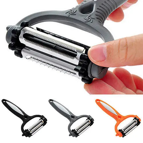 360 Rotary Peeler, Slicer and Grater for Fast Veggie Prep