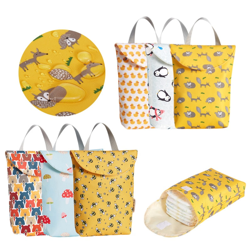 Water-Resistant Baby Diaper Organizer Bag for Easy Changes