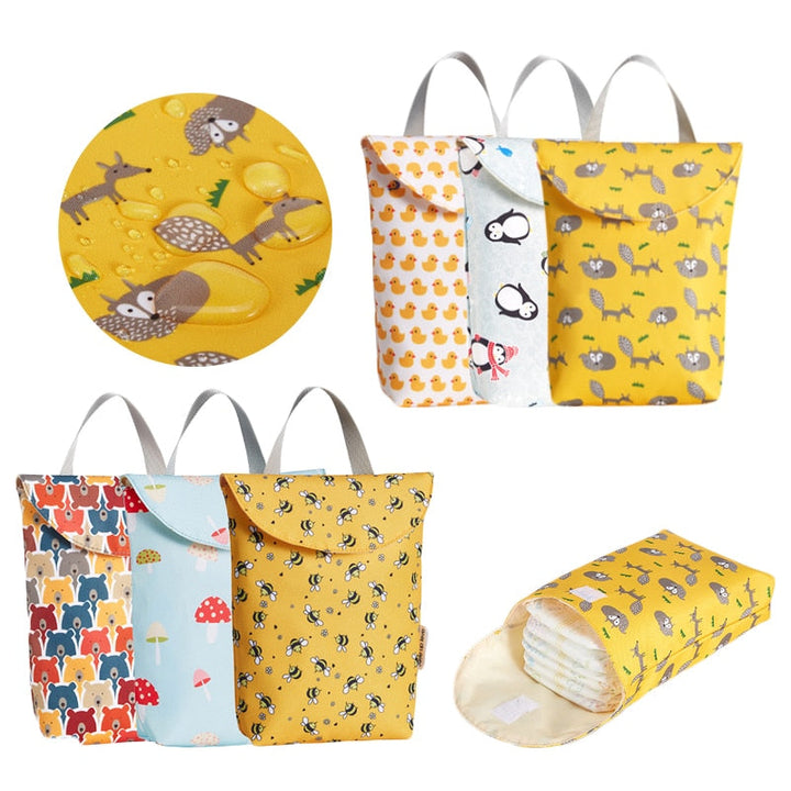 Water-Resistant Baby Diaper Organizer Bag for Easy Changes