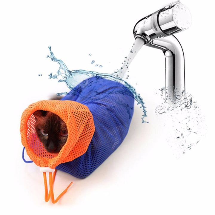Cat Grooming Restraint Bag for Safe Bathing at Home