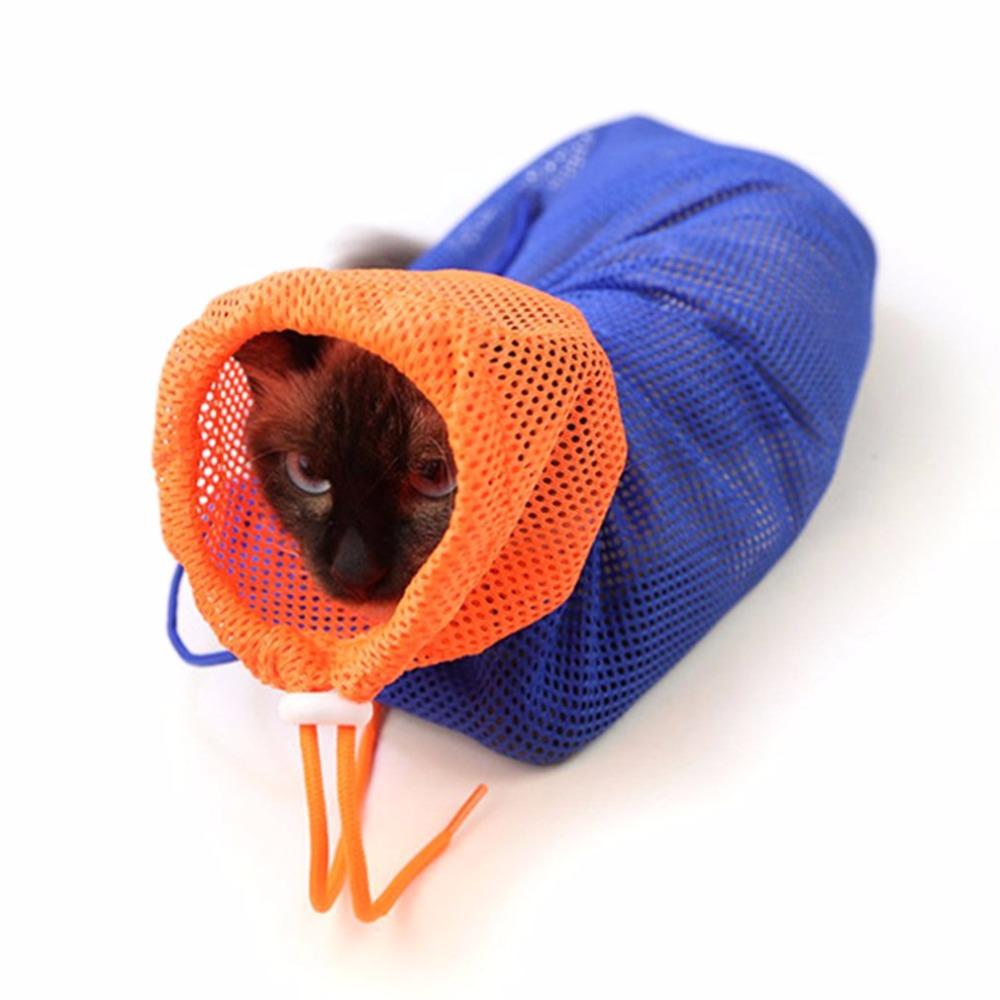 Cat Grooming Restraint Bag for Safe Bathing at Home