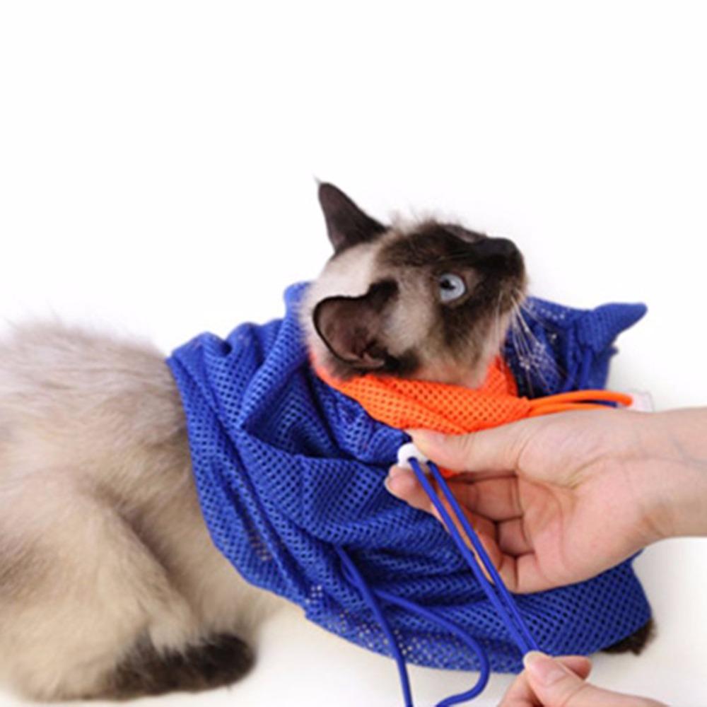 Cat Grooming Restraint Bag for Safe Bathing at Home