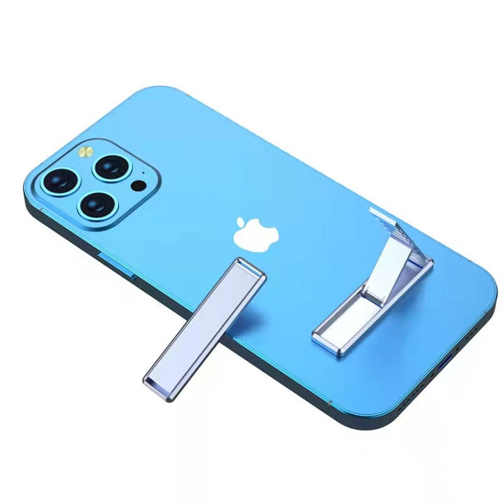 Invisible Aluminum Phone Stand That Folds Flat for Desk