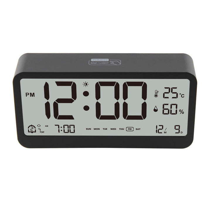 Digital Alarm Clock With Brightness, Temp & Humidity