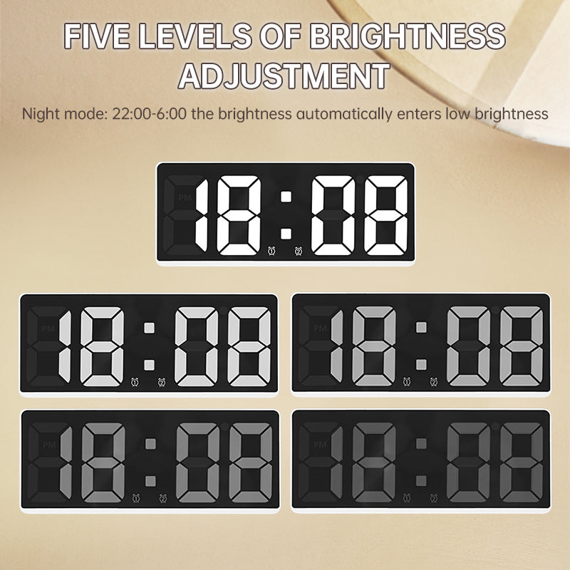Multifunctional LED Digital Clock With Color Nightlight