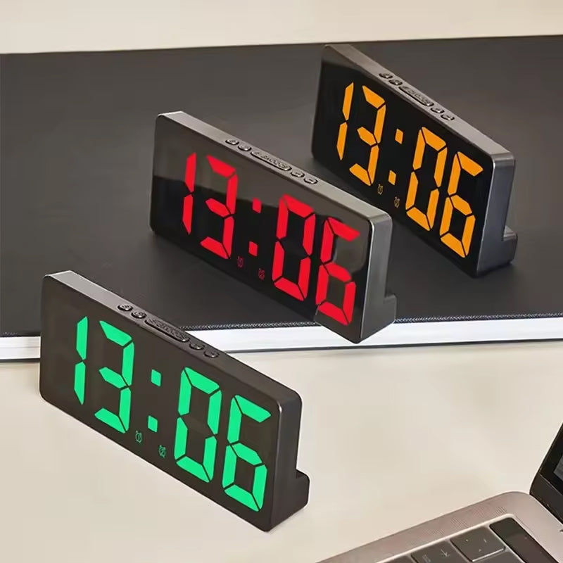 Multifunctional LED Digital Clock With Color Nightlight