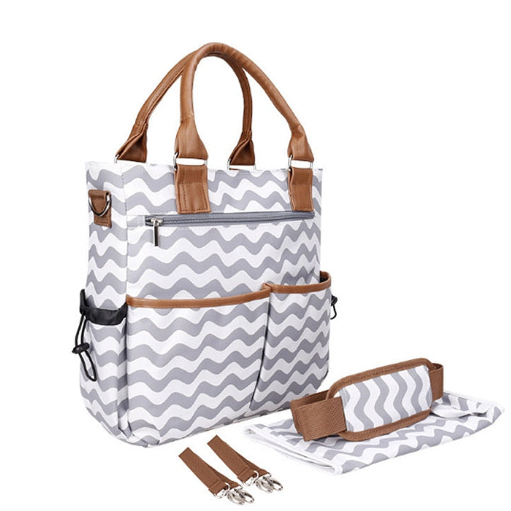 Maternity Diaper Bag With Changing Pad & Stroller Hooks