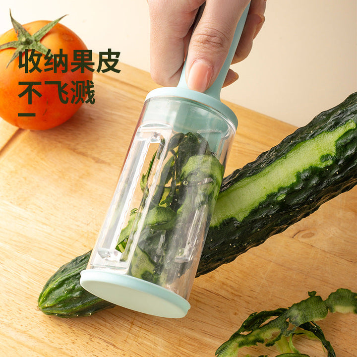 Kitchen Peeler With Storage Box: No-Mess Vegetable Prep