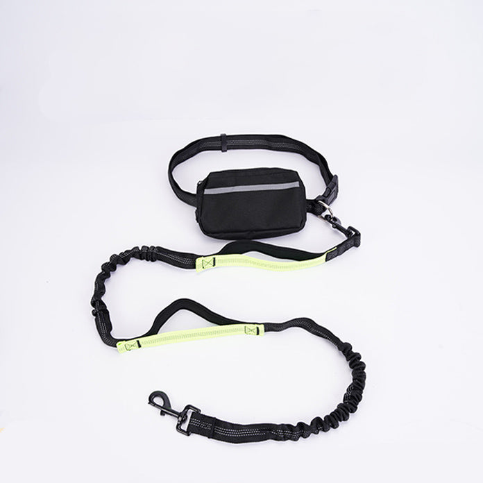 Hands-Free Dog Walking Belt With Shock-Absorbing Leash