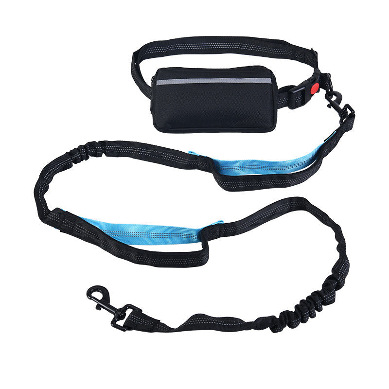 Hands-Free Dog Walking Belt With Shock-Absorbing Leash