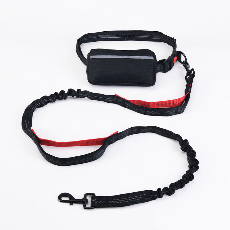 Hands-Free Dog Walking Belt With Shock-Absorbing Leash