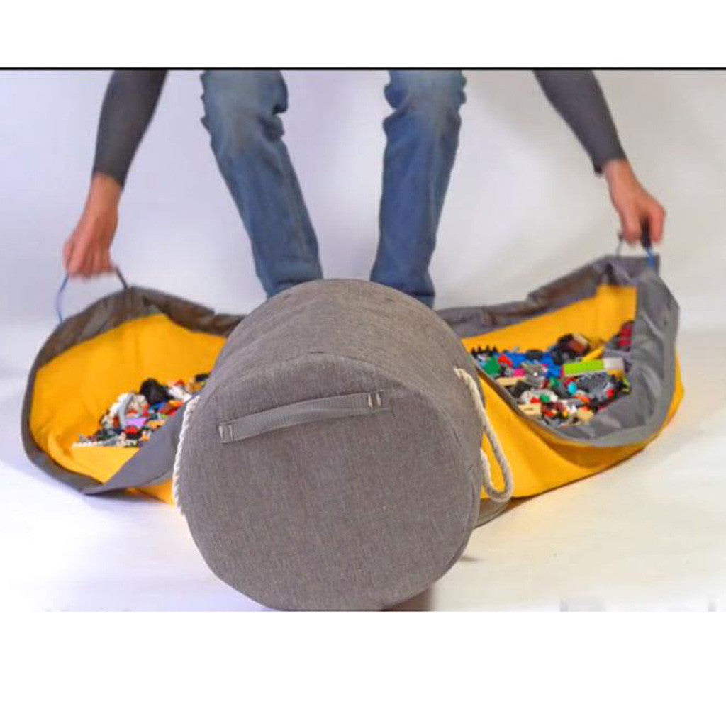 Portable Toy Storage Bag & Play Mat Organizer for Travel