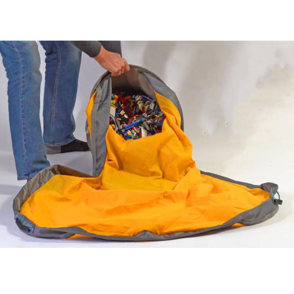 Portable Toy Storage Bag & Play Mat Organizer for Travel