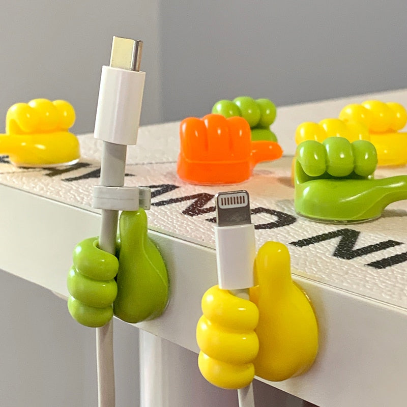 Thumb Cable Holder Clips For Tidy, Reachable Wires