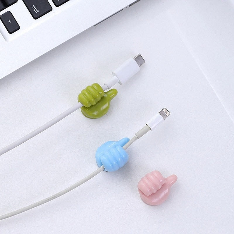 Thumb Cable Holder Clips For Tidy, Reachable Wires
