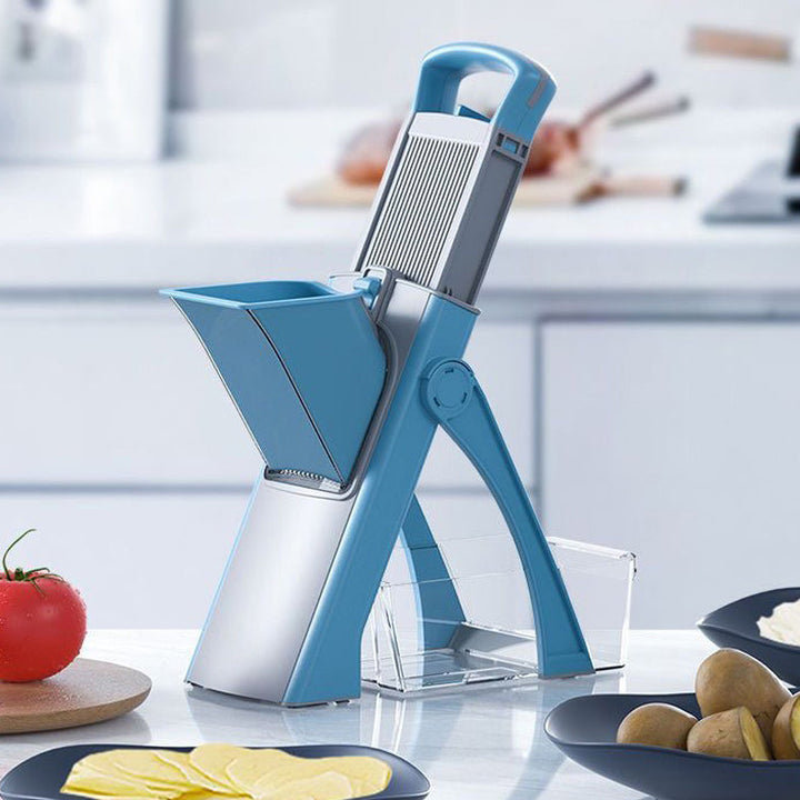 Multi-Blade Potato Slicer and Vegetable Chopper Set