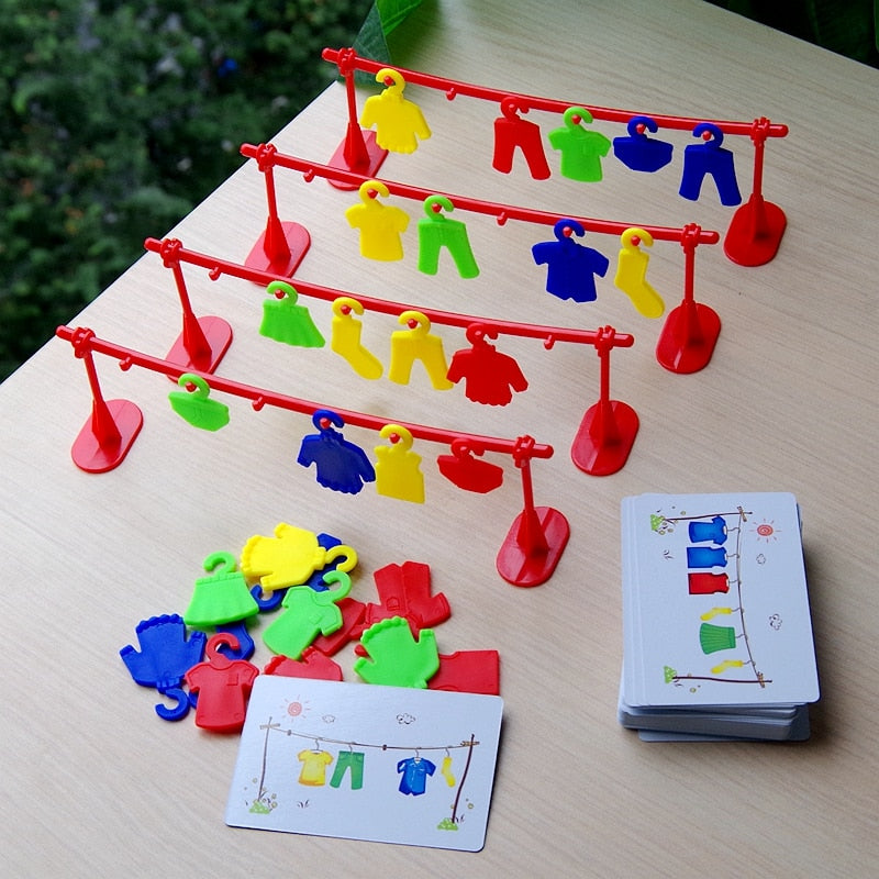 Clothesline Matching Game for Kids | Multiplayer Logic Play
