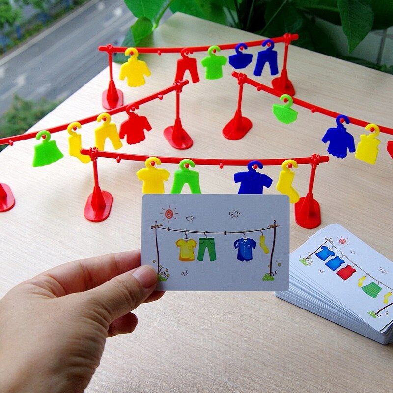 Clothesline Matching Game for Kids | Multiplayer Logic Play