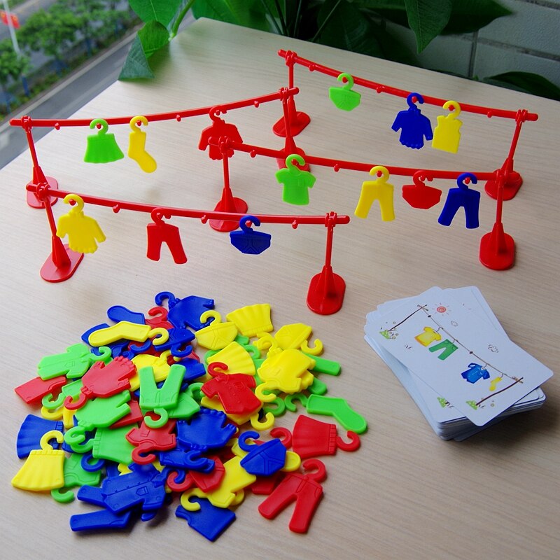 Clothesline Matching Game for Kids | Multiplayer Logic Play