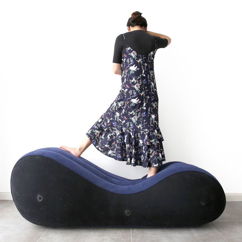 Inflatable Lounge Chair for Ergonomic Full-Body Support