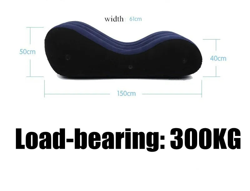 Inflatable Lounge Chair for Ergonomic Full-Body Support