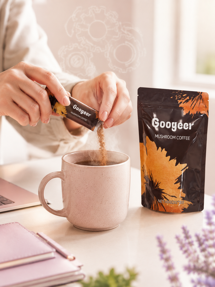 Mushroom Coffee with Adaptogens — Calm Focus, No Jitters