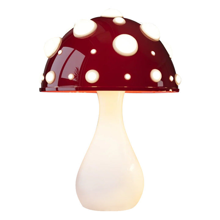 Mushroom Desk Lamp: Dimmable Warm Bedroom Night Light