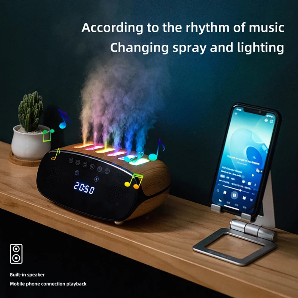 Ultrasonic Humidifier with Music Sync and Mood Lights