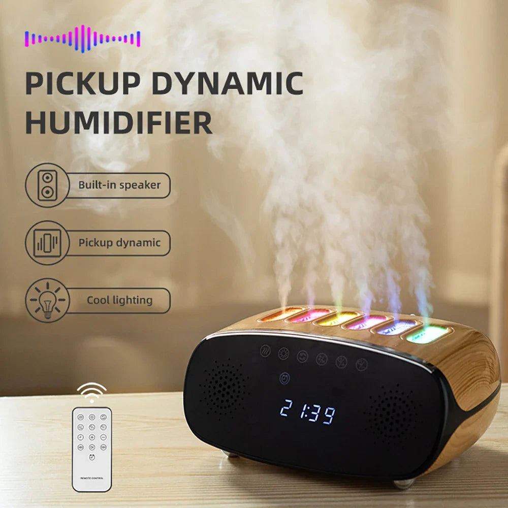 Ultrasonic Humidifier with Music Sync and Mood Lights