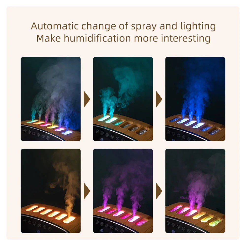 Ultrasonic Humidifier with Music Sync and Mood Lights