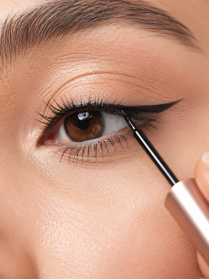 Music Flower 24HR Waterproof Liquid Eyeliner Pen | Matte Black