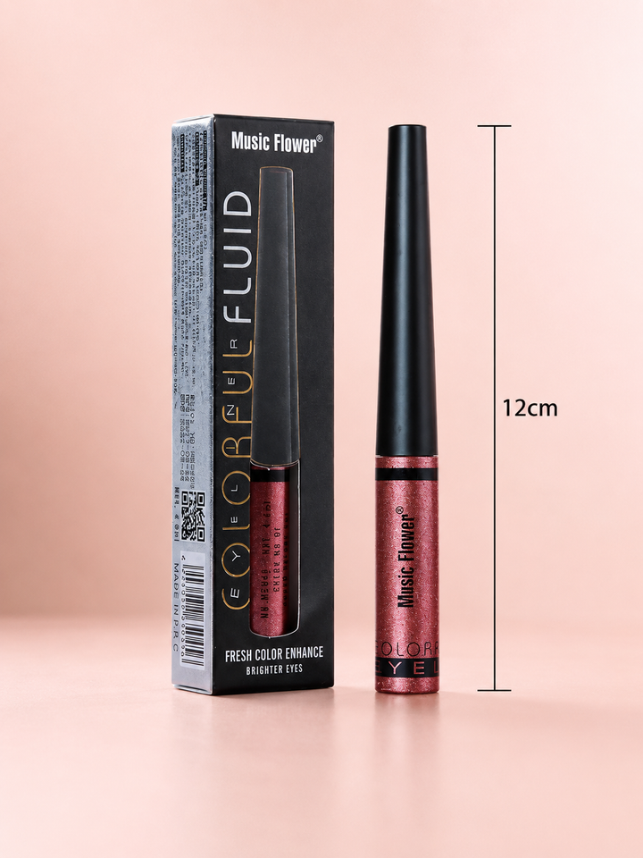 Music Flower 6-Color Shimmer Liquid Eyeliner Pen Set